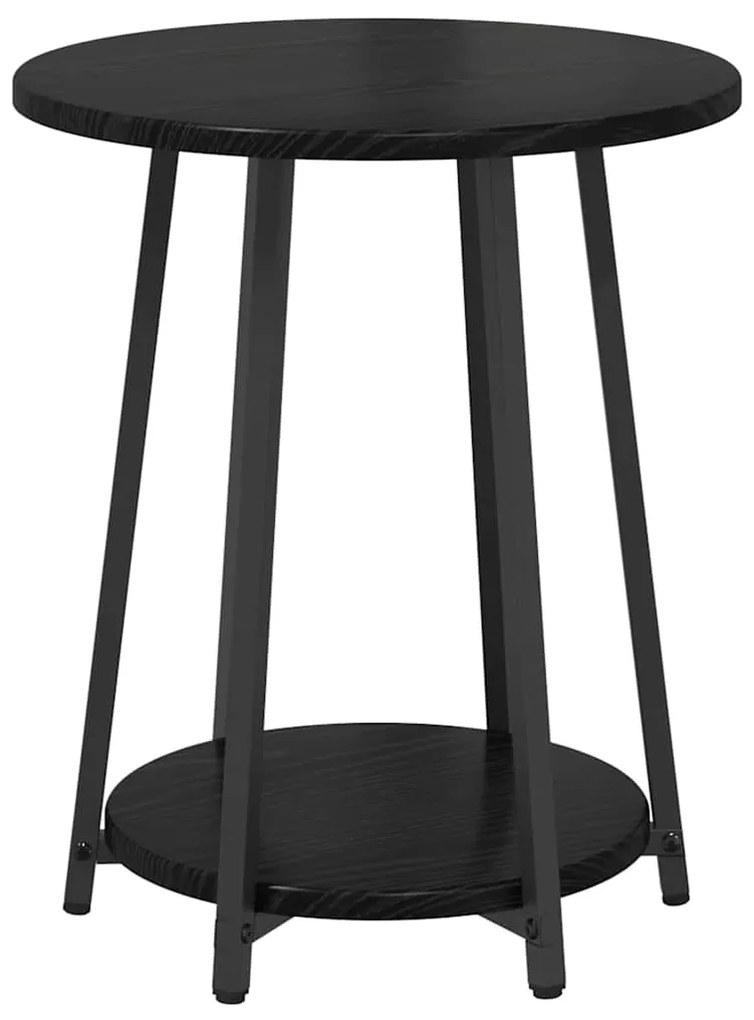 vidaXL Σετ βοηθητικά τραπεζάκια 2 pcs Μαύρη δρυς 50 x 50 x 51 εκ.
