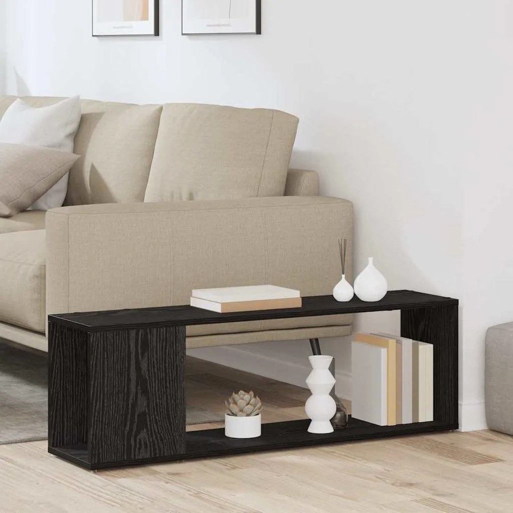 vidaXL Κέντρο ψυχαγωγίας Μαύρο 100 x 24 x 32 cm Επεξεργασμένο ξύλο