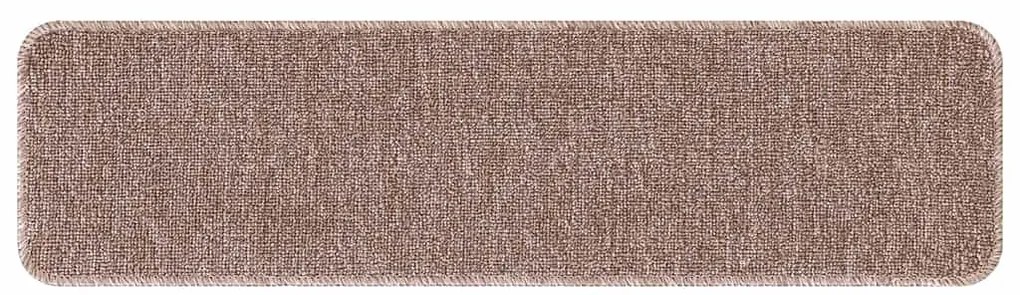 vidaXL Σκαλοπάτια 15 pcs Ανοιχτό καφέ 75 x 20 cm Πολυπροπυλένιο