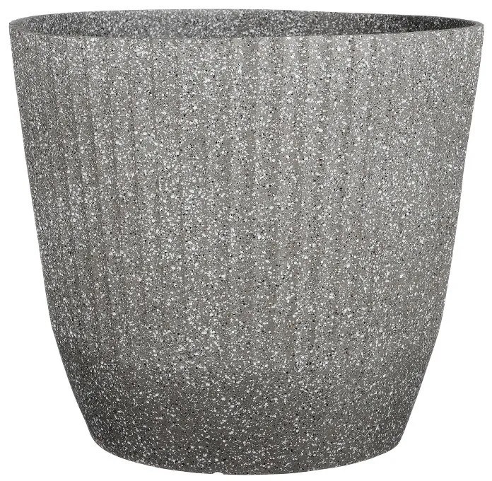 Supergreens Γλάστρα PVC "Terazzo" Γκρι 45x45x40,5 εκ.