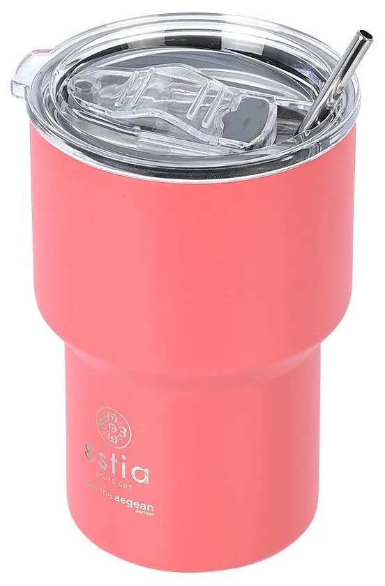 Θερμός Mug Lite Save The Aegean Fusion Coral 400ml - Estia