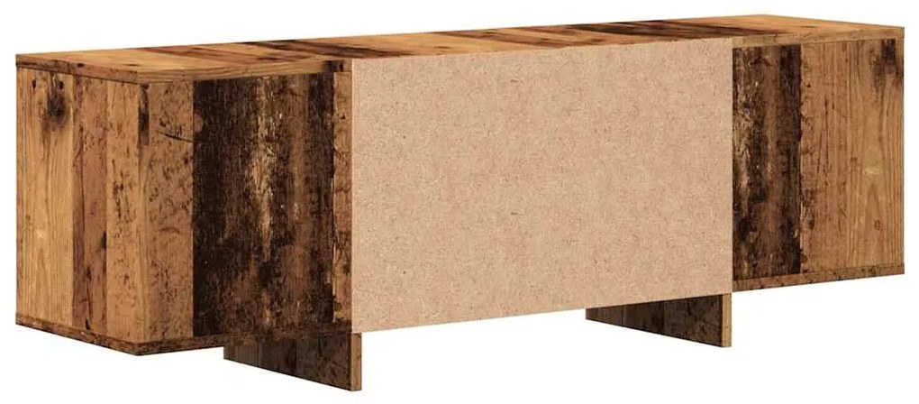 vidaXL Έπιπλο Τηλεόρασης Παλιό Ξύλο 120x30x40,5 εκ. από Μοριοσανίδα