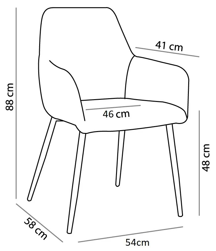 STONE ΚΑΡΕΚΛΑ ΠΟΛΥΘΡΟΝΑ ΤΣΑΓΑΛΙ 42x58xH88cm - 03-1050