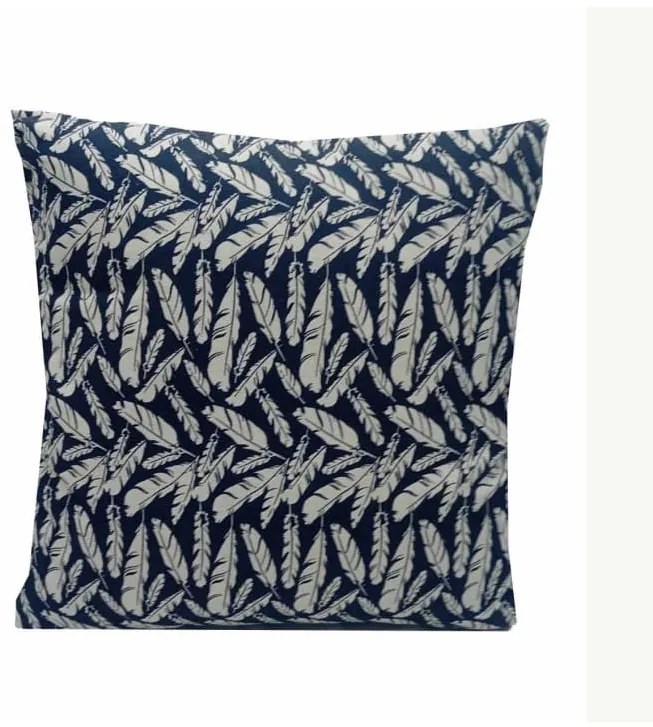 Vekrakis Μαξιλάρι Φιγούρας με Γέμιση 45×45εκ Polycotton Feather Μπλε