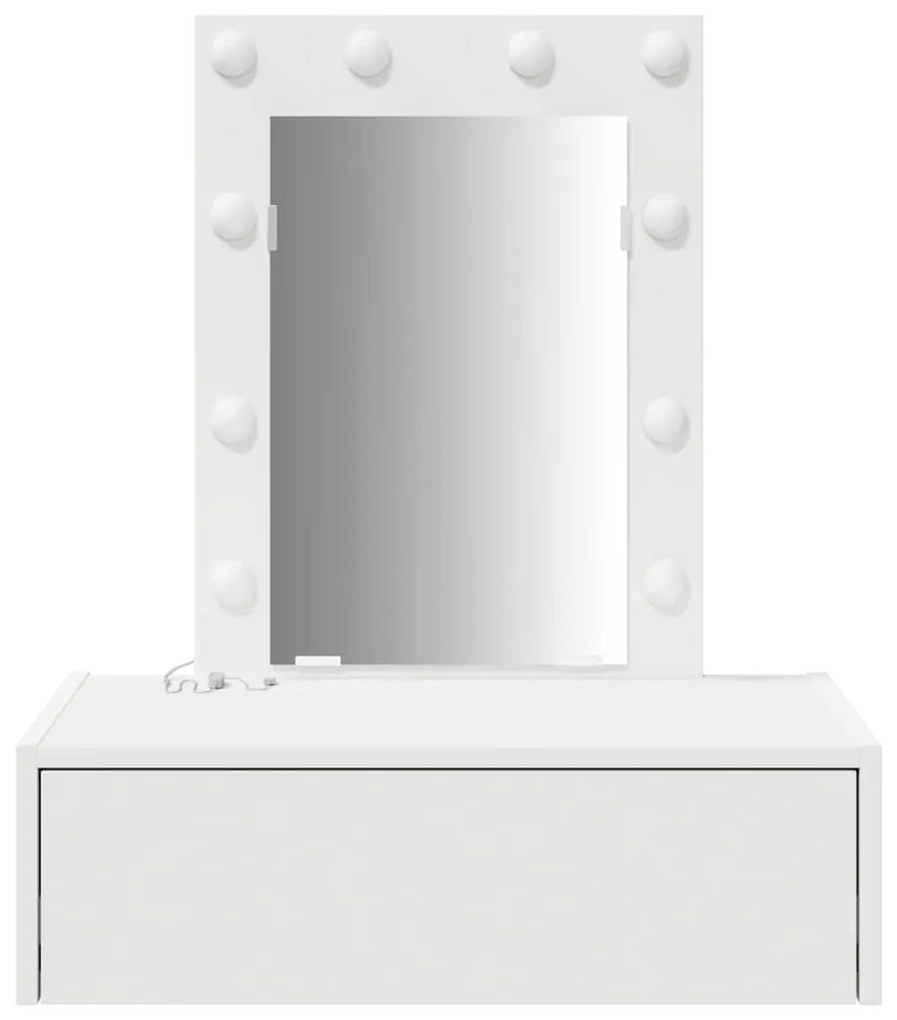 vidaXL Τραπέζι περιποίησης Λευκό 60 x 40 x 70 εκ. Επεξεργασμένο ξύλο