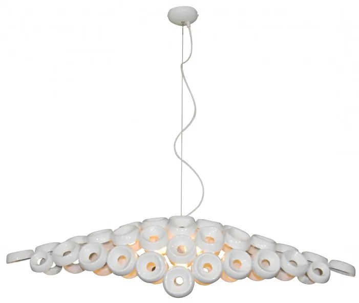 Κρεμαστό Φωτιστικό Οροφής 6xE14 120cm Darina Homelighting 77-4366 Μπρονζέ