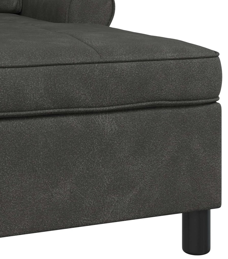 vidaXL Χαλάρωση με μαξιλάρι Μαύρο 91 x 157 x 91 εκ. Αντίκα PU