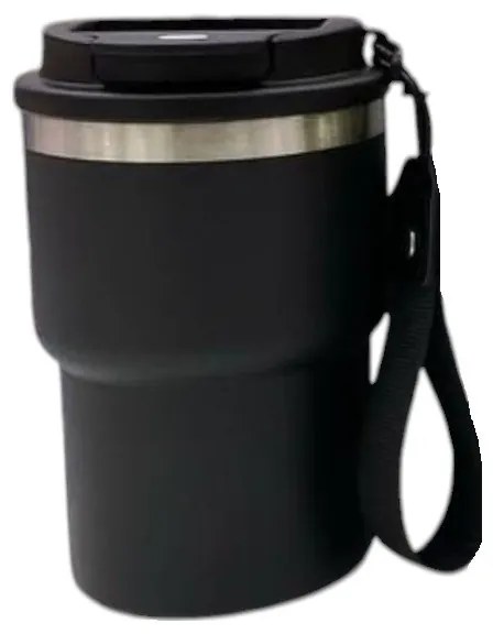Φορητό παγούρι-θερμός - 450ml Μαύρο