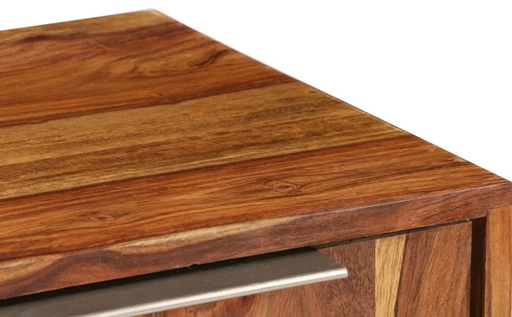 vidaXL Έπιπλο Τηλεόρασης Μελί 118 x 30 x 40 εκ. Μασίφ Ξύλο Ακακίας