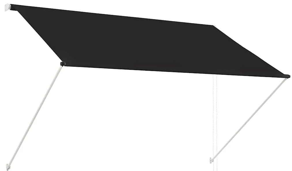 vidaXL Τέντα Συρόμενη Ανθρακί 200 x 150 εκ.