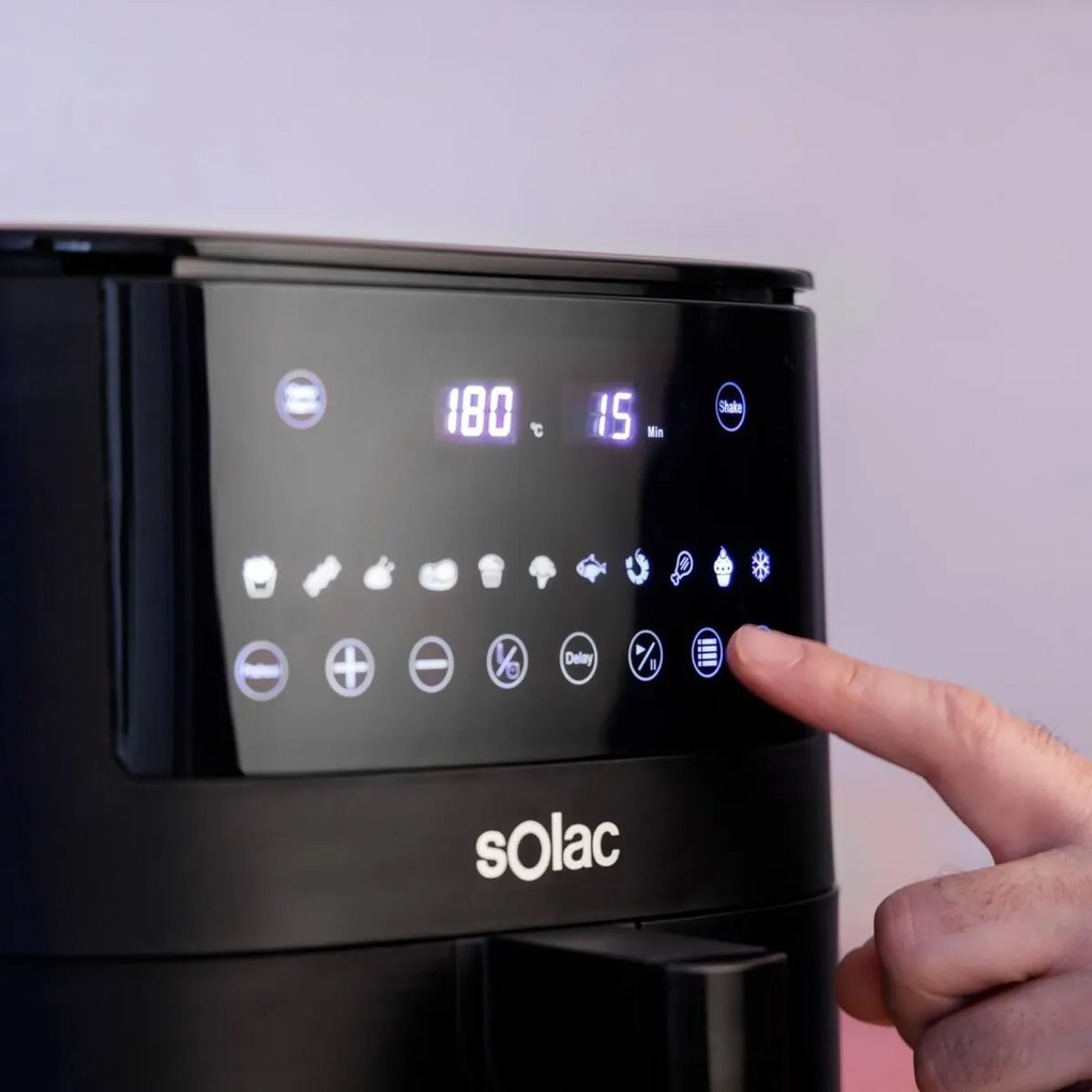 Φριτέζα με Αέρα Solac FA1521 Μαύρο 1650 W 7 L