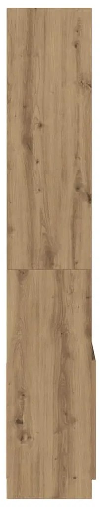 vidaXL Ντουλάπι Αρτισιανή Δρυς 63x33x180 εκ. από Επεξεργασμένο Ξύλο