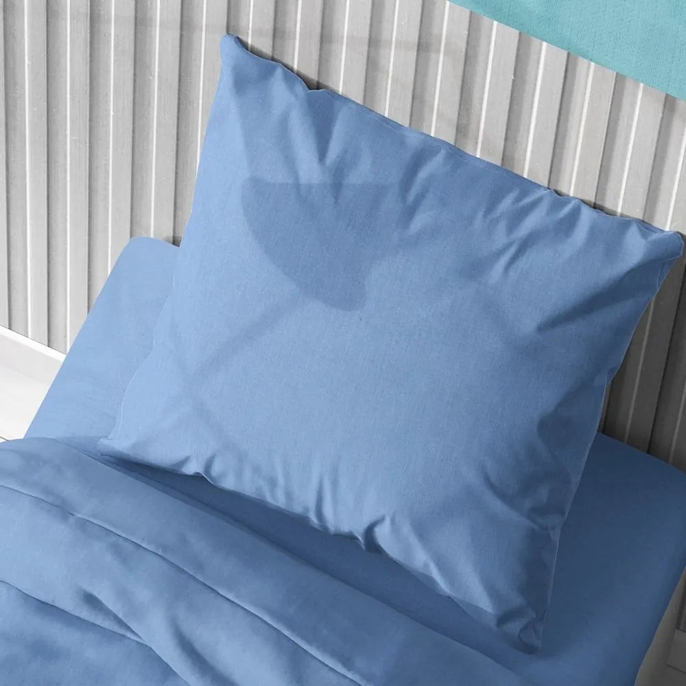 Μαξιλαροθήκη Solid 498 Sky Βlue DimCol 50Χ70 50x70cm 100% Cotton