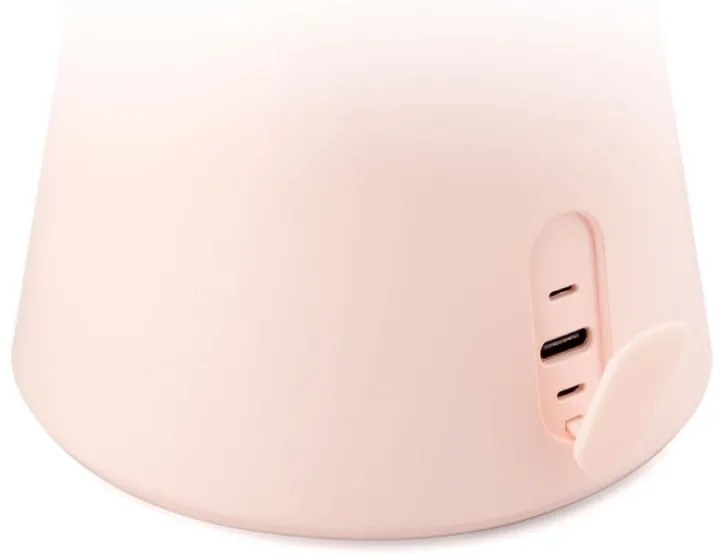 Φωτιζόμενος καθρέφτης καλλυντικών Smart Moon LED, 10x μεγέθυνση, ζεστό/ουδέτερο/κρύο φως, ρυθμιζόμενη φωτεινότητα, ηχείο Bluetooth, ροζ