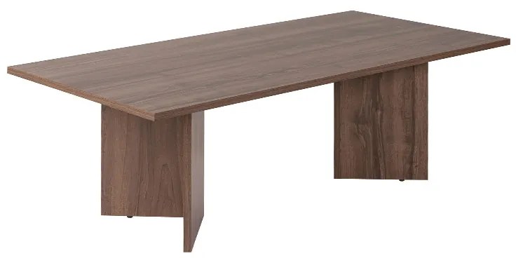 Τραπεζάκι σαλονιού Sabin Megapap χρώμα καρυδί 119x60x40εκ.