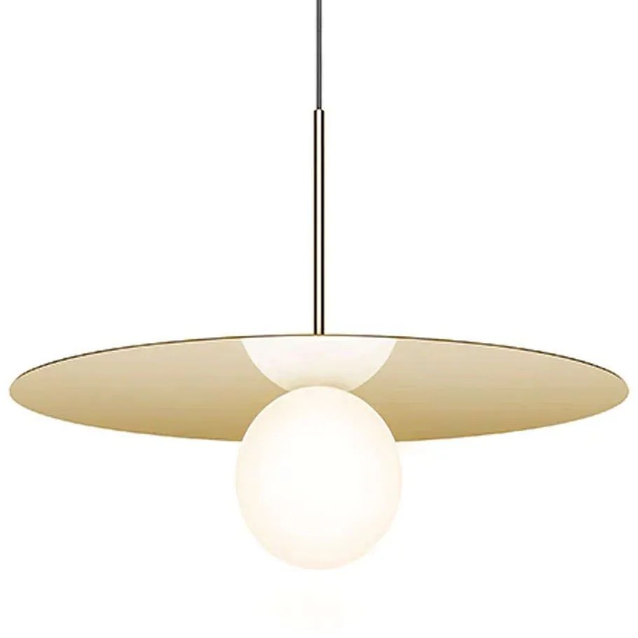 Φωτιστικό Οροφής Bola Disc 22 10679 55,9x15,2cm Dim Led 1100lm 12W Brass Pablo Designs