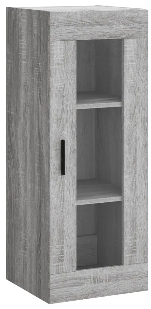 vidaXL Μπουφές Sonoma Γκρι 34,5 x 34 x 180 εκ. από Επεξεργασμένο Ξύλο