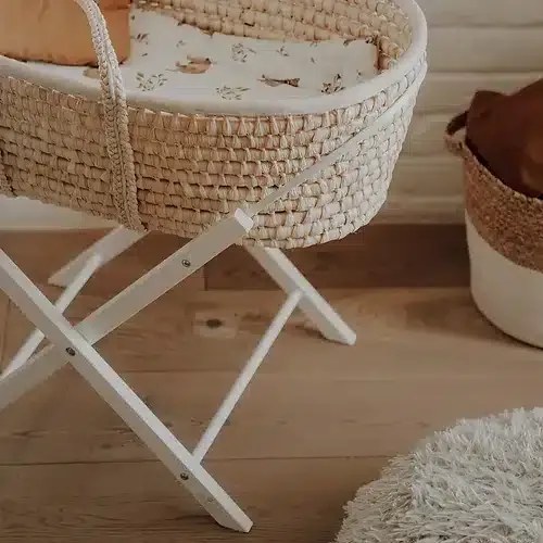 Καλαθούνα Χειροποίητη Moses Basket  Natural  Happy Moses