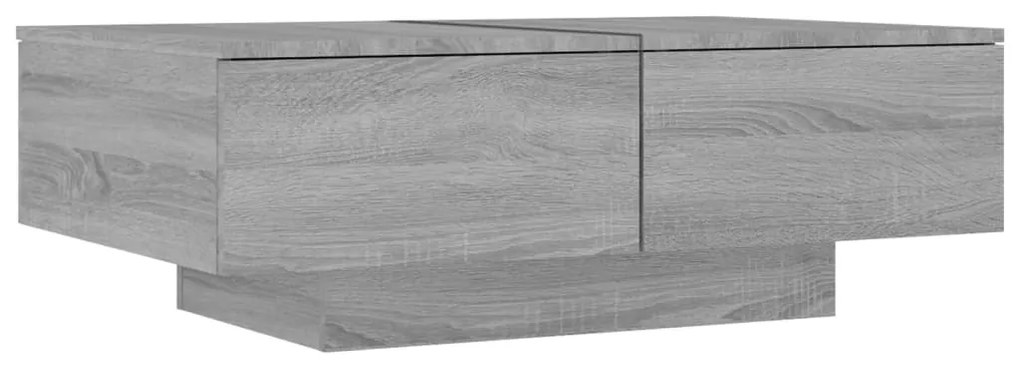 vidaXL Τραπεζάκι Σαλονιού Γκρι Sonoma 90x60x31 εκ. Επεξεργασμένο Ξύλο
