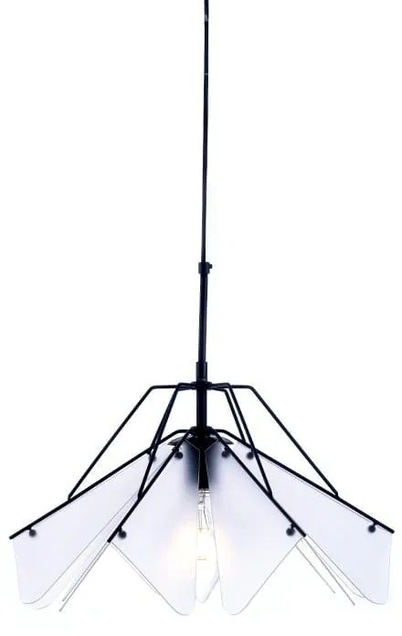 Φωτιστικό Οροφής EF39P145WH 1ΧΕ27 D45XH120 White-Black Aca Decor Metal,Acrylic