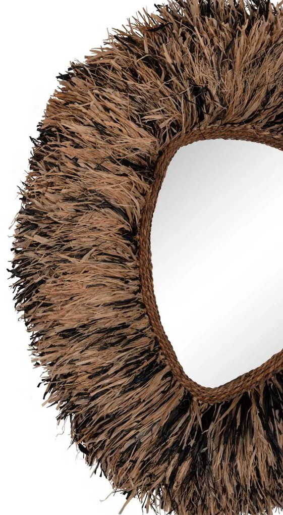 ΔΙΑΚΟΣΜΗΤΙΚΟΣ ΚΑΘΡΕΠΤΗΣ ΤΟΙΧΟΥ GRESSO HM4712 ΙΝΕΣ ΜΠΑΝΑΝΑΣ ΦΥΣΙΚΟ-ΜΑΥΡΟ 90x100Υεκ