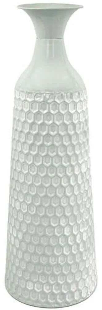 Βάζο 168-125-032 20x60cm Mint-White Metal
