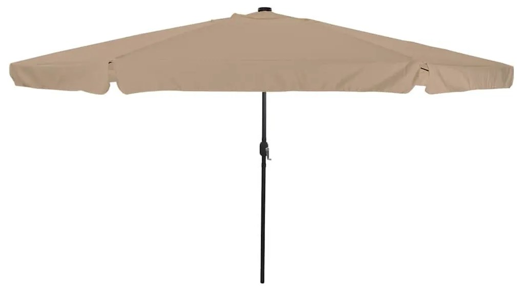 vidaXL Ομπρέλα Κήπου Ταουπέ 395 x 395 x 245 εκ. Πολυεστέρας, Χάλυβας