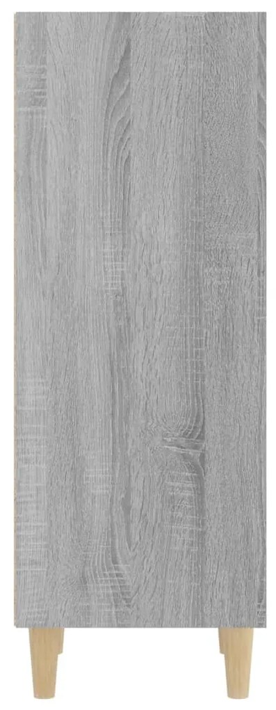vidaXL Ντουλάπι Γκρι sonoma 34,5x32,5x90εκ. από Επεξεργασμένο Ξύλο