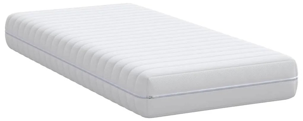vidaXL Στρώμα Λευκό 80 x 160 cm Τσέπες ελατηρίων