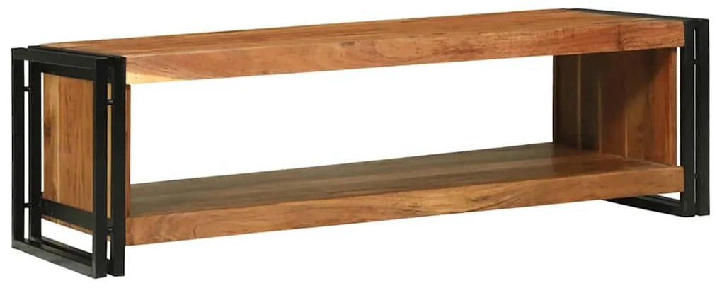 vidaXL Τραπεζάκι σαλονιού Καφέ 120 x 50 x 38 εκ Μασίφ ξύλο ακακίας