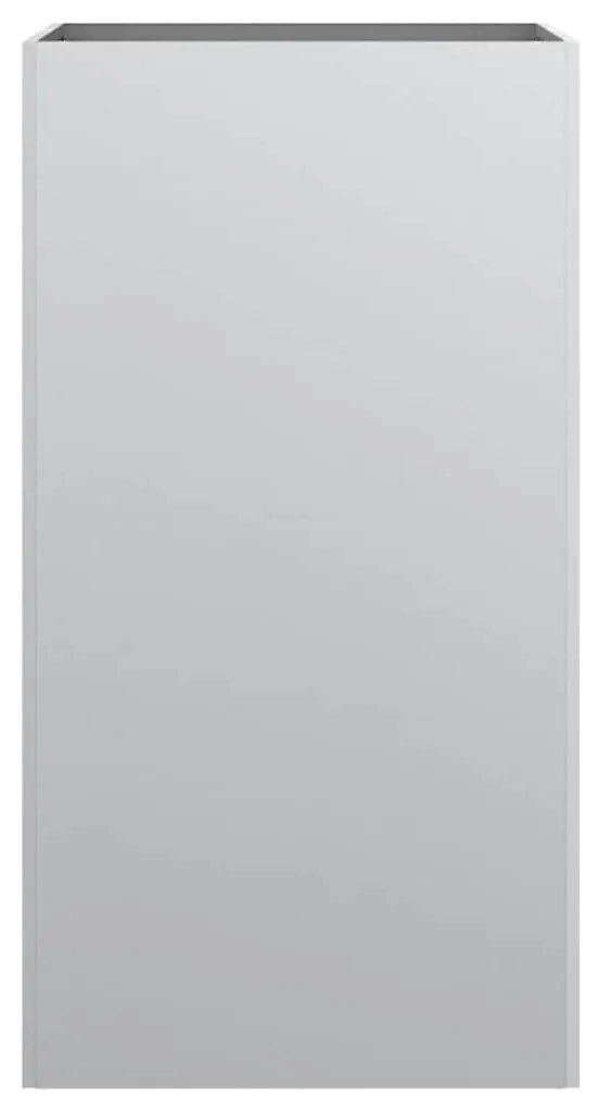vidaXL Ζαρντινιέρα Ασημί 42x38x75 εκ. από Γαλβανισμένο Χάλυβα