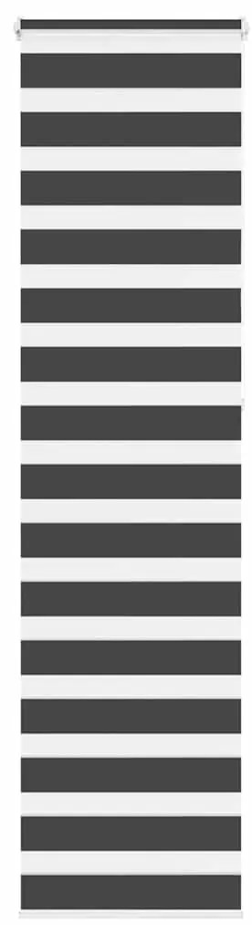 Ζέβρα τυφλή Μαύρο Πλάτος υφάσματος 55,9 εκ. Πολυεστέρας