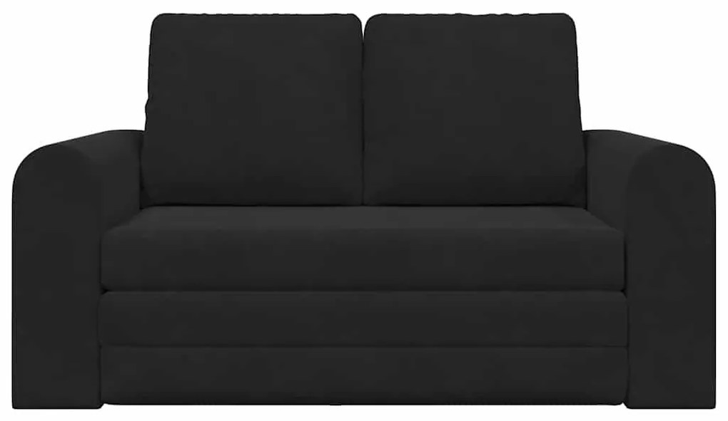 vidaXL Κρεβάτι καναπές Μαύρο 148 x 71 x 83 εκ. Βελούδο