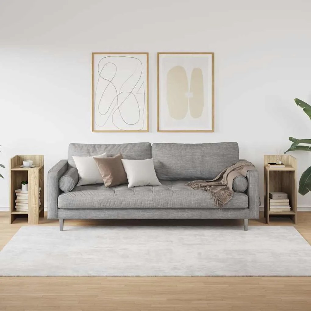 Τραπεζάκια 2 τεμ. με ράφι Sonoma Δρυς 25,5x27x60 εκ. - Καφέ