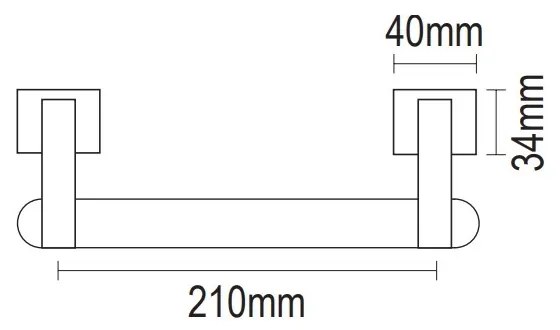 Λαβή Εξώθυρας Vio DP 04.6200 ΙΝΟΧ ΜΑΤ - 04.  .6200Τ4