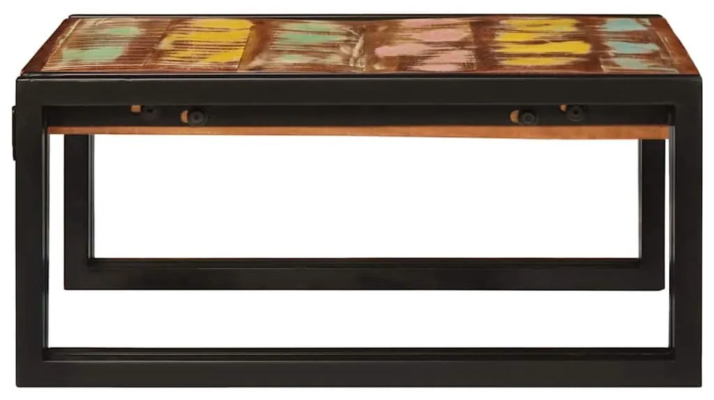 vidaXL Ράφι μπάνιου 60 x 50 x 23 εκ Μασίφ ξύλο μάνγκο και σίδερο