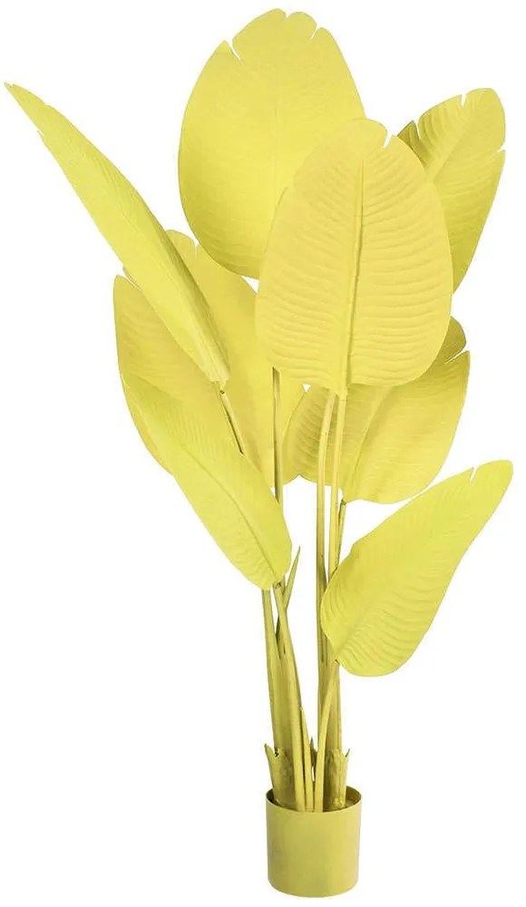 Τεχνητό Φυτό Στερλίτσια 20367 120cm Yellow Globostar Polyethylene,Fabric