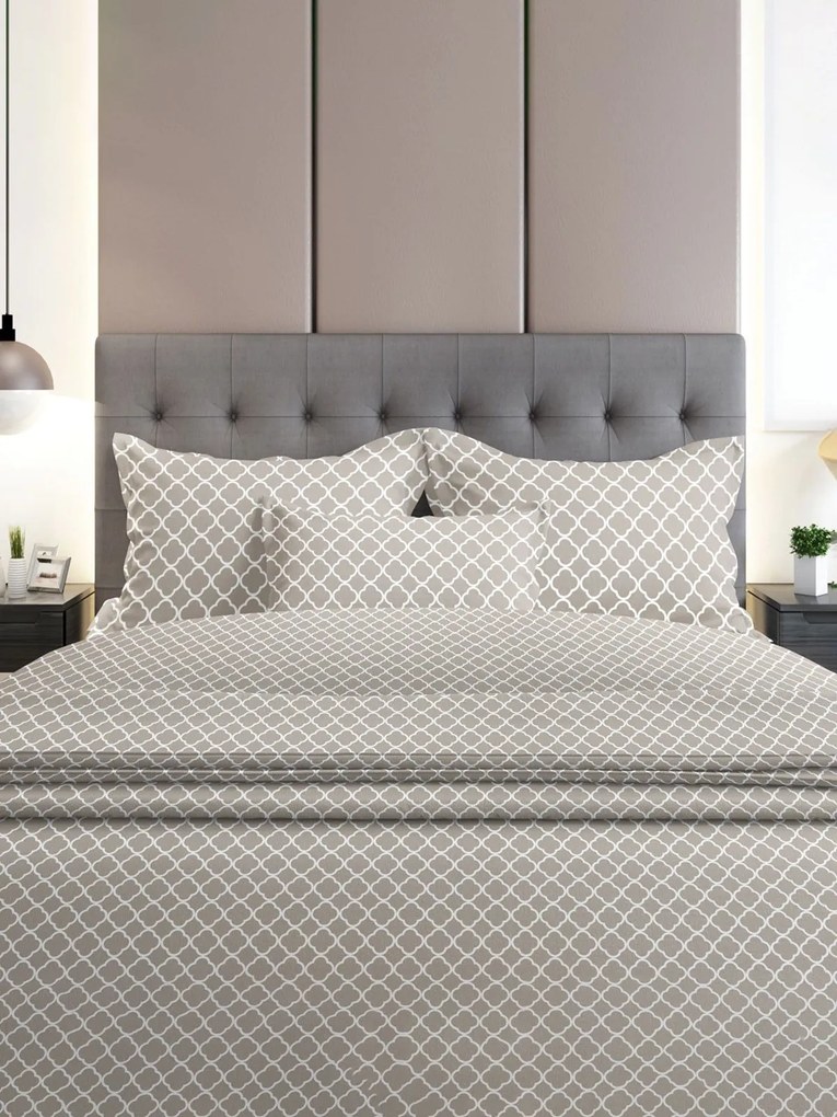 Σετ Σεντόνια Flannel 530 Grey Υπέρδιπλο (230×260)