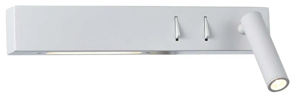 Φωτιστικό Τοίχου-Απλίκα Led White 30cm VK/04230/W/W/30/R VKLed Αλουμίνιο