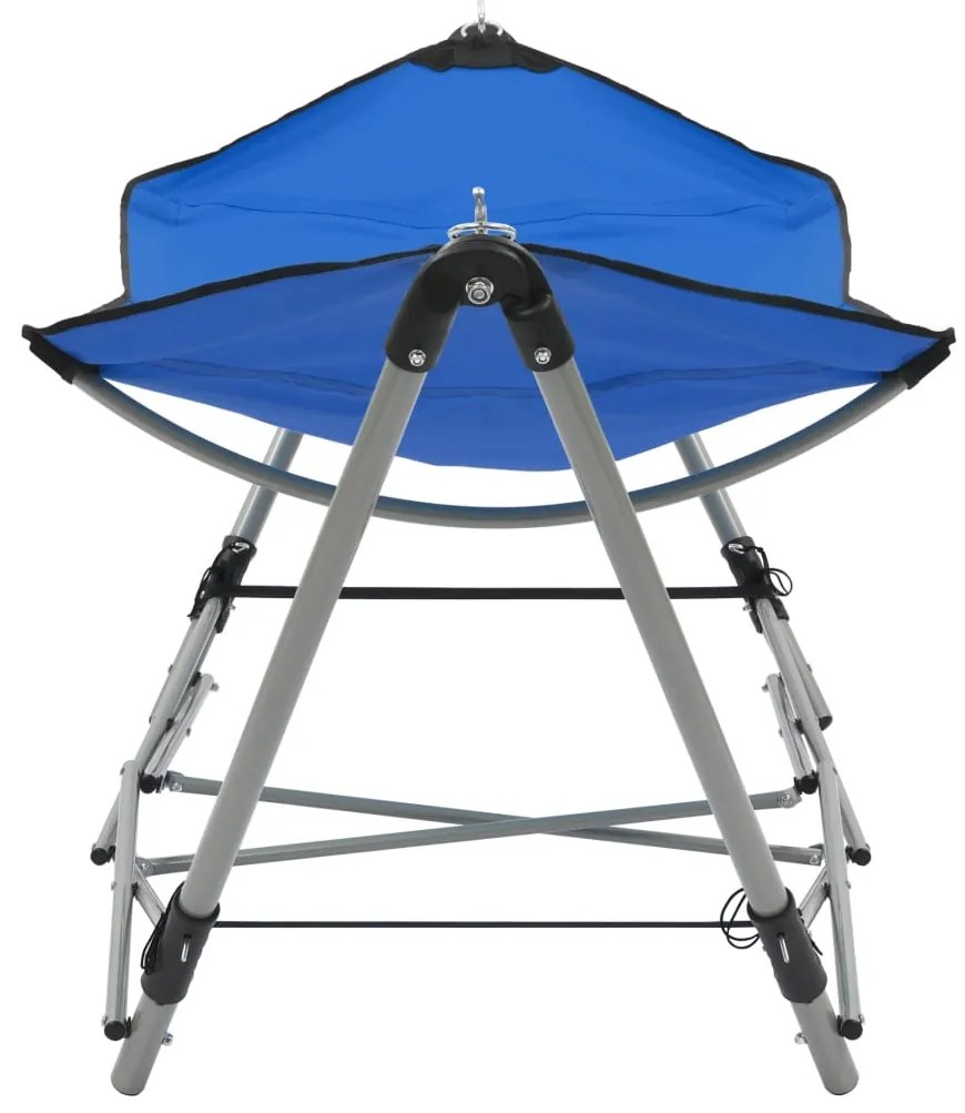 vidaXL Αιώρα με Πτυσσόμενη Βάση Μπλε