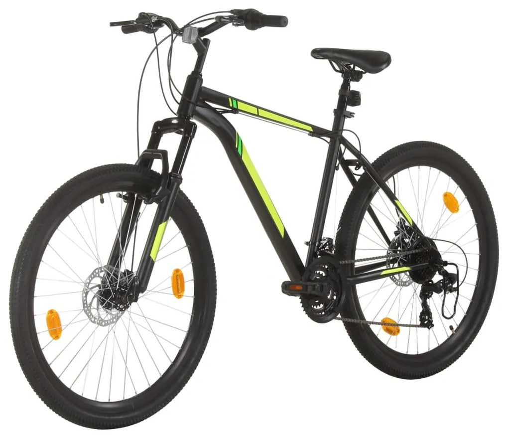 vidaXL Ποδήλατο Mountain 27,5'' Μαύρο με 21 Ταχύτητες 50 εκ.