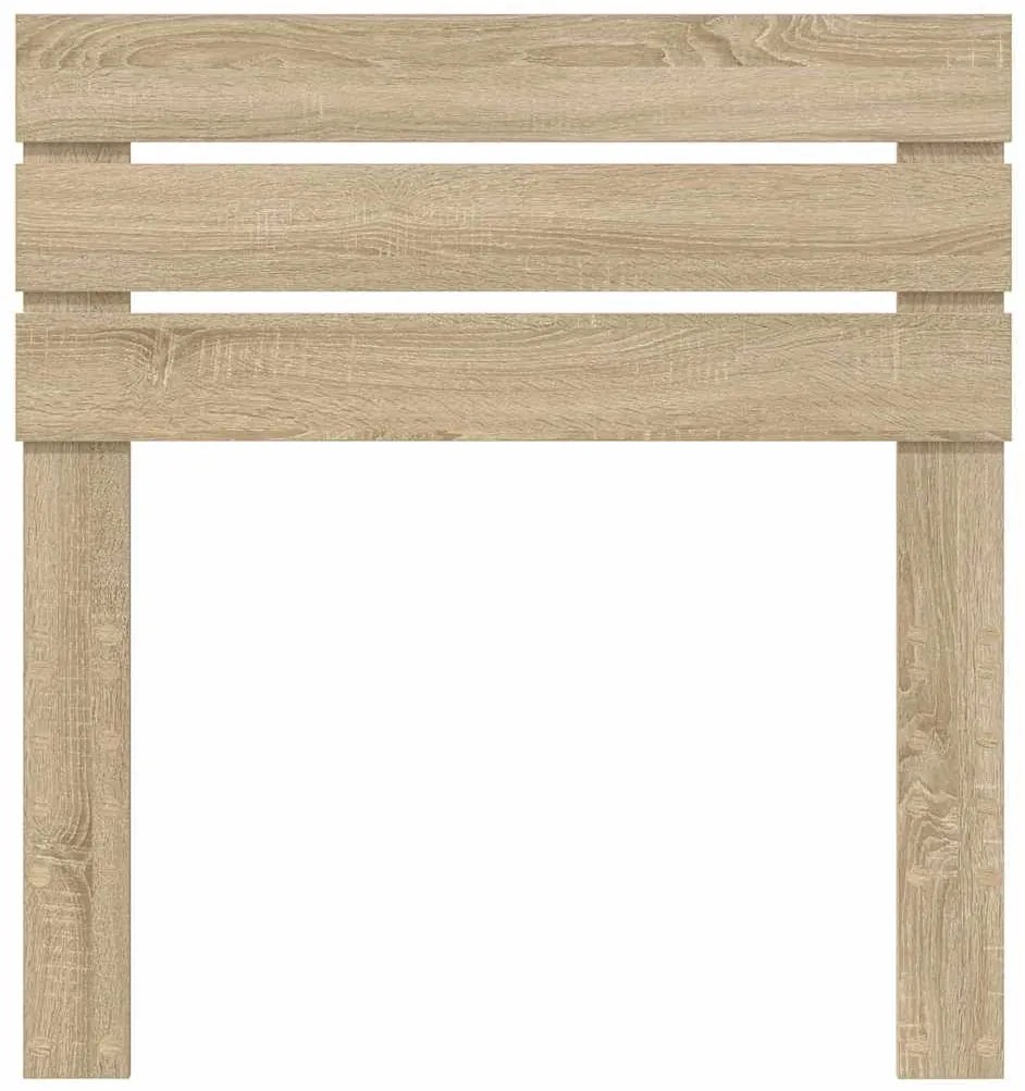 vidaXL Κεφαλάρι με κεφαλάρι Δρύς Sonoma 100 cm Επεξεργασμένο ξύλο