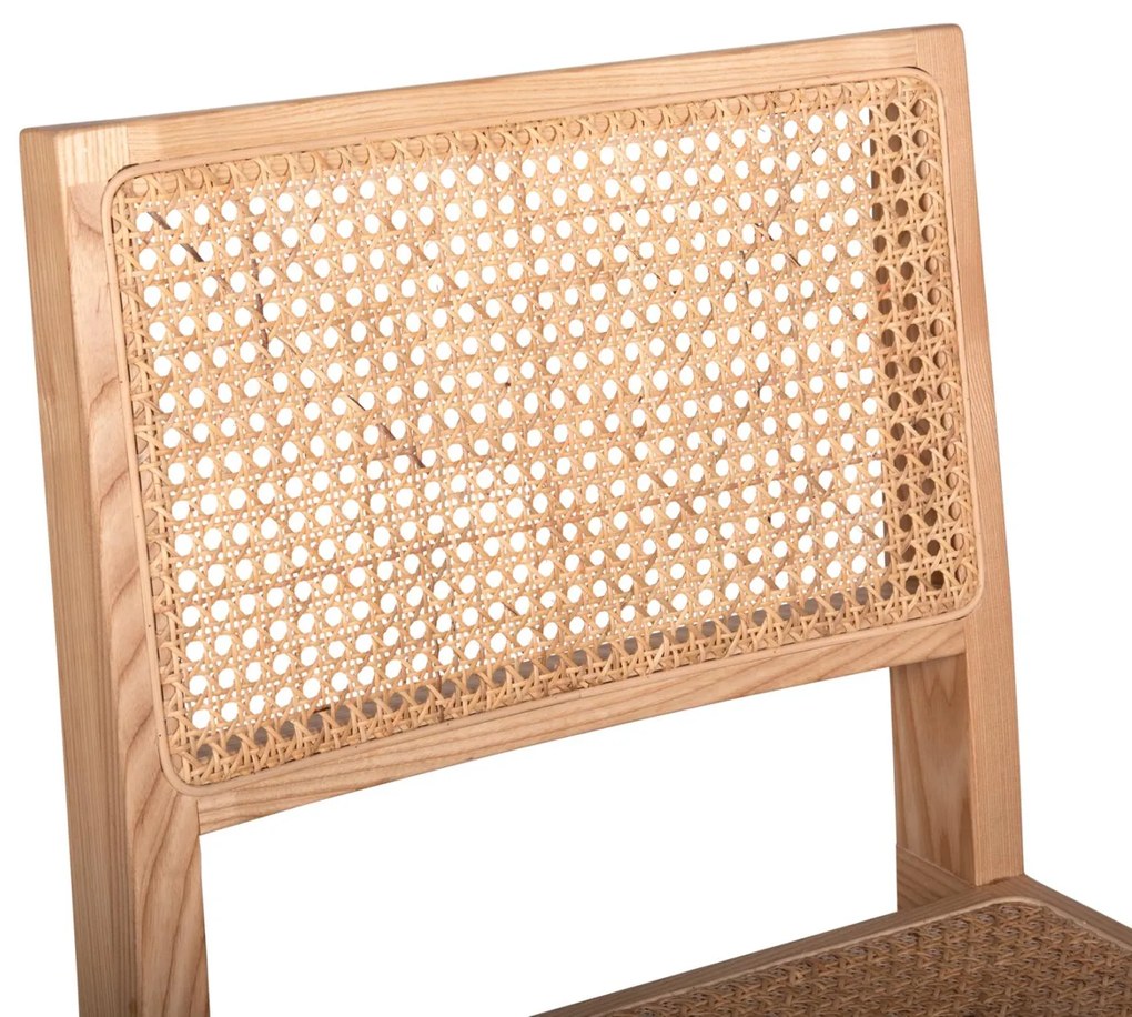 Καρέκλα FREDRIK Ξύλο Φράξινου και Rattan Φυσικό 45x55,5x83Υεκ. 45x55.5x83 εκ.