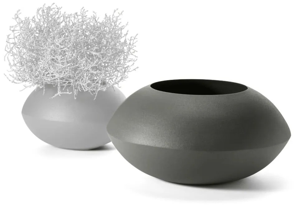 Βάζο Holm L 257008 28x12,7cm Anthracite Philippi Steel