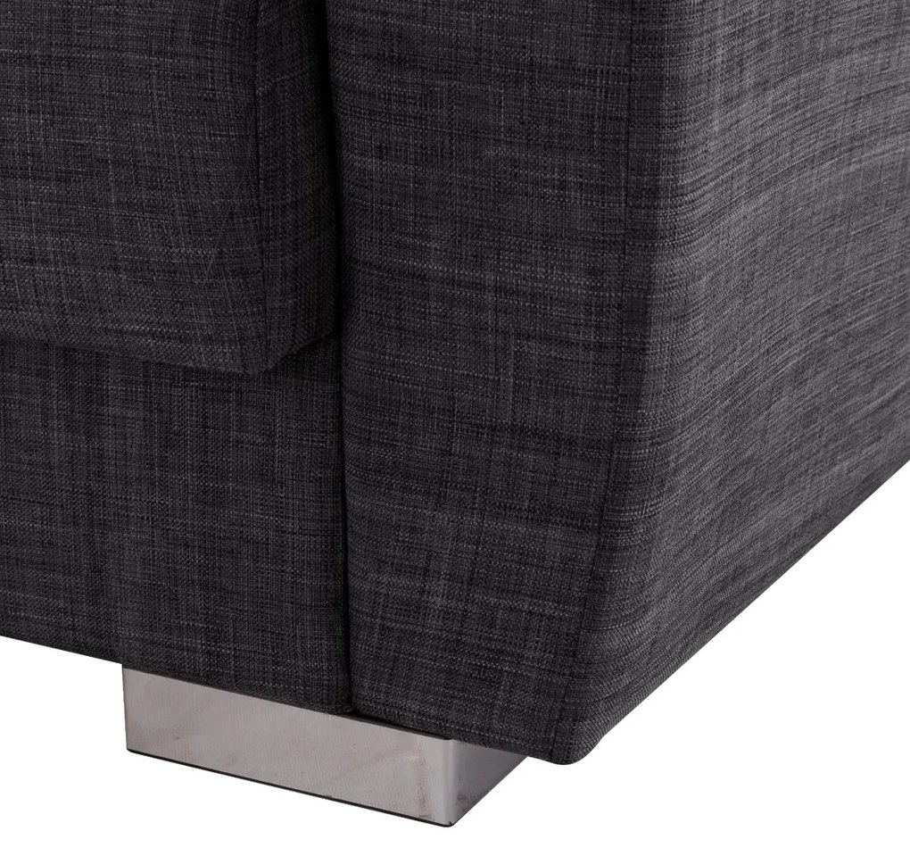 Καναπές - Κρεβάτι Polya 3θέσιος Γκρί 215x80x77Υ εκ. 215x80x77 εκ.