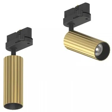 Σποτ Φωτιστικό Ράγας 36 Μοιρών LED 7W IP20 3000K Zambelis-S114-Ορείχαλκος S114