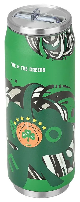 ESTIA ΘΕΡΜΟΣ TRAVEL CUP PANATHINAIKOS BC EDITION WE THE GREENS 500ml