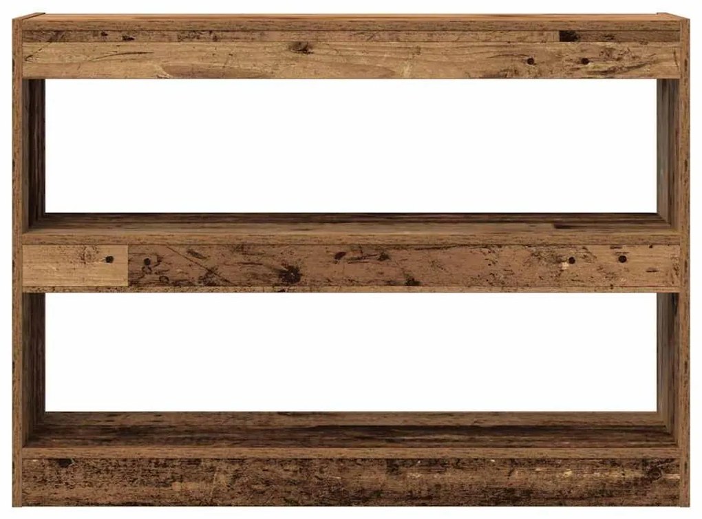 vidaXL Βιβλιοθήκη Παλαιό ξύλο 100 x 30 x 72 εκ Επεξεργασμένο ξύλο