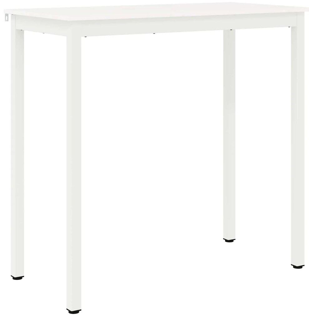 vidaXL Τραπέζι μπαρ Λευκό 110 x 55 x 105 εκ. Στερεά ξυλεία πεύκου