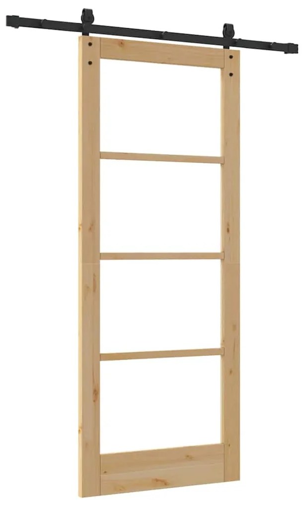 vidaXL Συρόμενη Πόρτα ORKDAL Φυσικό 83 x 202 εκ.